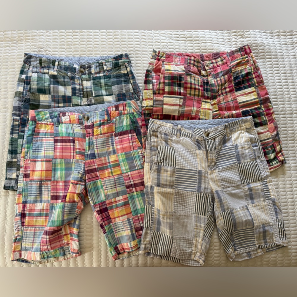 LL Bean Favorite fit shorts! Madras. Plaid. Size 4. Great condition, low price.